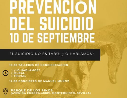 Cartel del Encuentro por la Prevención del Suicidio de SAMU Wellness